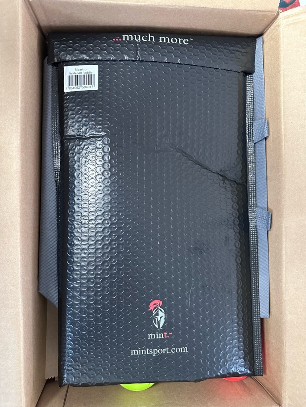 Mint Sport Maestro Pickleball Paddle Titanium / Carbon Fiber Hybrid 20mm Black - Picture 16 of 16